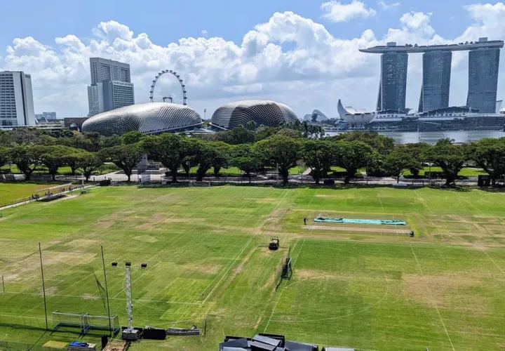 National Day Parade multimedia production at the Padang
